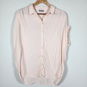Women's Pink Canda Batwing style Sleeveless Blouse